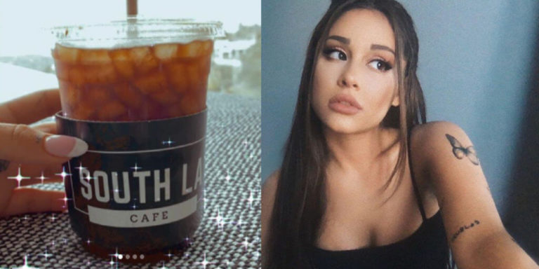 Ariana Grande promotes a Black-owned coffee shop
